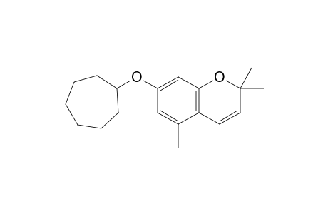 7-(cycloheptoxy)-2,2,5-trimethyl-chromene