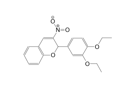 2H-1-benzopyran, 2-(3,4-diethoxyphenyl)-3-nitro-