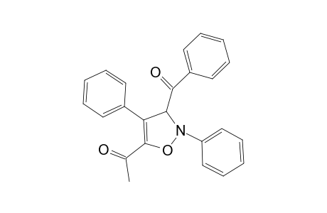 Ethanone, 1-(3-benzoyl-2,3-dihydro-2,4-diphenyl-5-isoxazolyl)-