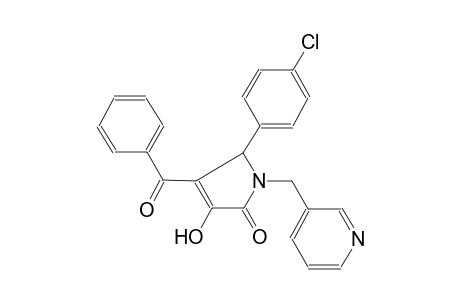 2H-pyrrol-2-one, 4-benzoyl-5-(4-chlorophenyl)-1,5-dihydro-3-hydroxy-1-(3-pyridinylmethyl)-