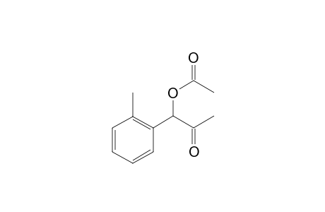 2-Oxo-1-o-tolylpropyl acetate