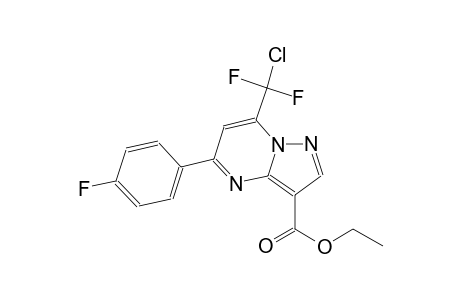 ethyl 7-[chloro(difluoro)methyl]-5-(4-fluorophenyl)pyrazolo[1,5-a]pyrimidine-3-carboxylate