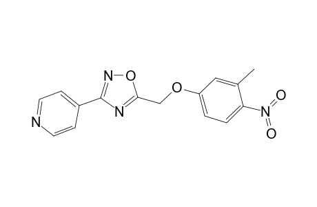 Pyridine, 4-[5-[(3-methyl-4-nitrophenoxy)methyl]-1,2,4-oxadiazol-3-yl]-