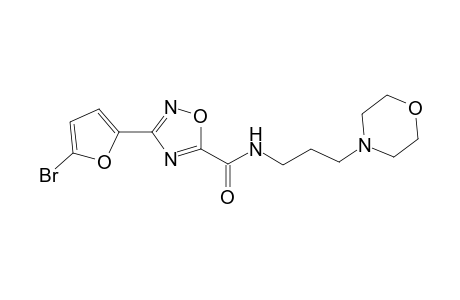 3-(5-bromofuran-2-yl)-N-[3-(morpholin-4-yl)propyl]-1,2,4-oxadiazole-5-carboxamide