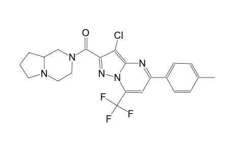 3-chloro-2-(hexahydropyrrolo[1,2-a]pyrazin-2(1H)-ylcarbonyl)-5-(4-methylphenyl)-7-(trifluoromethyl)pyrazolo[1,5-a]pyrimidine