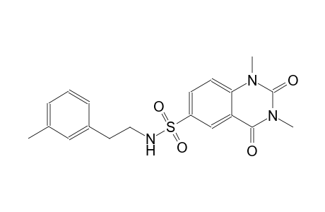 1,3-dimethyl-N-[2-(3-methylphenyl)ethyl]-2,4-dioxo-1,2,3,4-tetrahydro-6-quinazolinesulfonamide