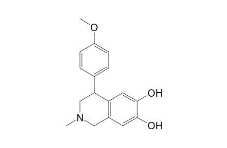 6,7-Isoquinolinediol, 1,2,3,4-tetrahydro-4-(4-methoxyphenyl)-2-methyl-, (.+-.)-