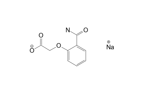 (o-carbamoylphenoxy)acetic acid, sodium salt