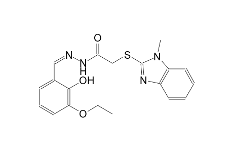 acetic acid, [(1-methyl-1H-benzimidazol-2-yl)thio]-, 2-[(Z)-(3-ethoxy-2-hydroxyphenyl)methylidene]hydrazide