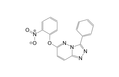 [1,2,4]triazolo[4,3-b]pyridazine, 6-(2-nitrophenoxy)-3-phenyl-