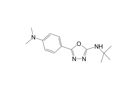 N-tert-Butyl-5-(4-dimethylaminophenyl)-1,3,4-oxadiazol-2-amine