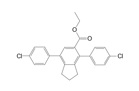Ethyl 4,7-bis(4-chlorophenyl)-2,3-dihydro-1H-indene-5-carboxylate