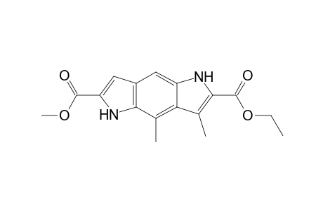 2-O-ethyl 6-O-methyl 3,4-dimethyl-1,5-dihydropyrrolo[2,3-f]indole-2,6-dicarboxylate