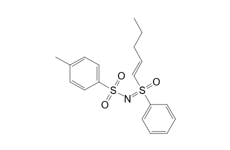 S-[(E)-Pent-1-enyl]-S-phenyl-N-(p-tolylsulfonyl)sulfoximine