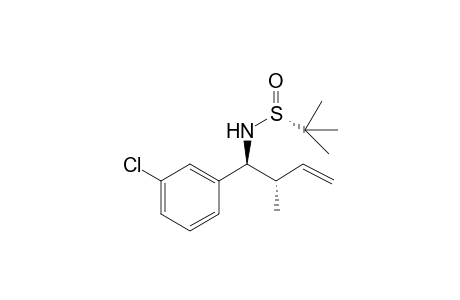 (1S,2S,RS)-N-tert-Butanesulfinyl-1-(3-chlorophenyl)-2-methylbut-3-en-1-amine