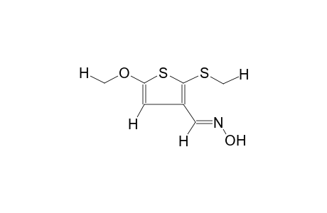 (E)-2-METHYLTHIO-5-METHOXY-3-(HYDROXYIMINOMETHYL)THIOPHENE