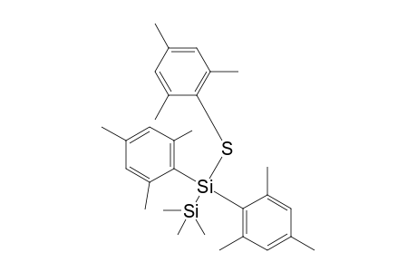 1-(Mesitylthio)-1,1-dimesityl-2,2,2-trimethyldisilane