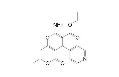 diethyl 2-amino-6-methyl-4-(4-pyridinyl)-4H-pyran-3,5-dicarboxylate