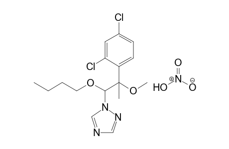 1H-1,2,4-Triazole, 1-[1-butoxy-2-(2,4-dichlorophenyl)-2-methoxypropyl]-, nitrate, salt