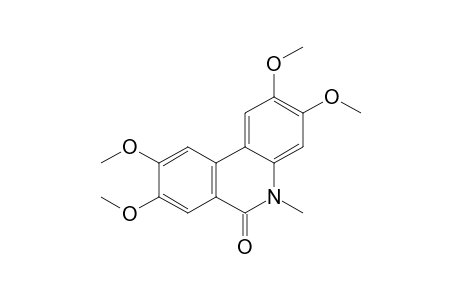 5-Methyl-2,3,8,9-tetramethoxyphenanthridin-6-one