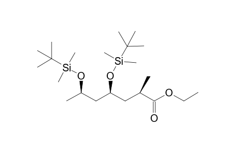 (2R,4S,6R)-ethyl 4,6-bis((tert-butyldimethylsilyl)oxy)-2-methylheptanoate