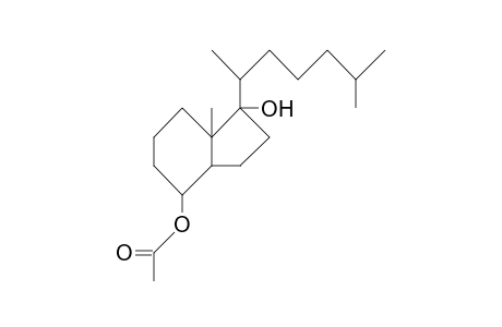 1-(1,5-Dimethyl-hexyl)-4-acetoxy-1-hydroxy-7a-methyl-hydrindan
