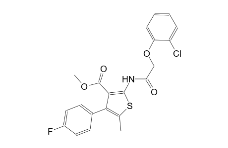 methyl 2-{[(2-chlorophenoxy)acetyl]amino}-4-(4-fluorophenyl)-5-methyl-3-thiophenecarboxylate