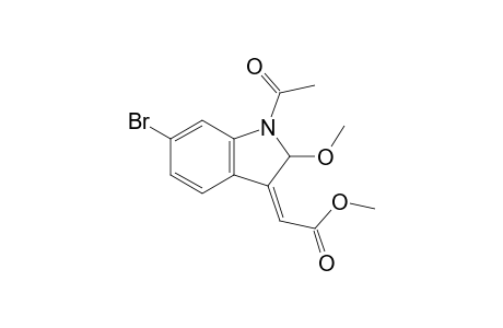 Methyl (Z)-2-(1-Acetyl-6-bromo-2-methoxyindolin-3-ylidene)acetate