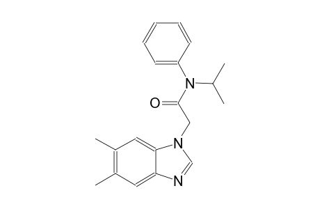 1H-benzimidazole-1-acetamide, 5,6-dimethyl-N-(1-methylethyl)-N-phenyl-