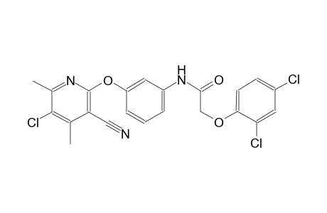 acetamide, N-[3-[(5-chloro-3-cyano-4,6-dimethyl-2-pyridinyl)oxy]phenyl]-2-(2,4-dichlorophenoxy)-