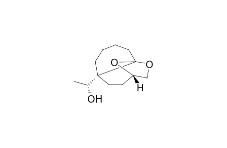 (-)-(1R,6R,9S)-6-[(1'R)-1'-hydroxy]ethyl]-11,12-dioxatricyclo[7.2.1.0(1,6)]dodecane