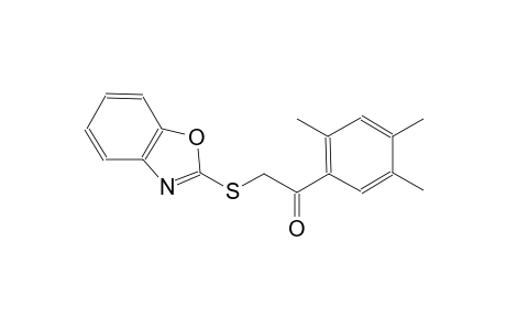 2-(1,3-benzoxazol-2-ylsulfanyl)-1-(2,4,5-trimethylphenyl)ethanone