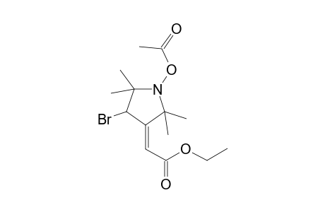 Ethyl (1-acetoxy-4-bromo-2,2,5,5-tetramethylpyrrolidin-3-ylidene)acetate