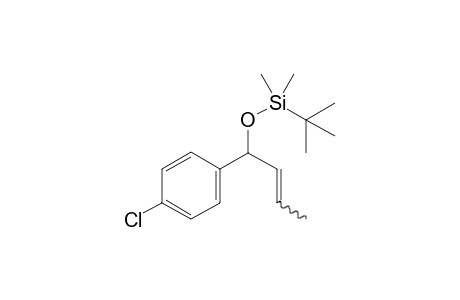 tert-Butyl dimethyl((1-(4-chlorophenyl)but-2-en-1-yl)oxy)silane