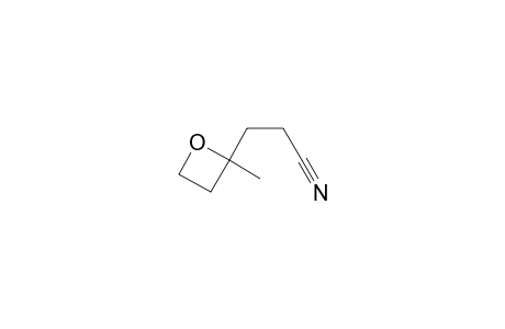 2-Oxetanepropanenitrile, 2-methyl-