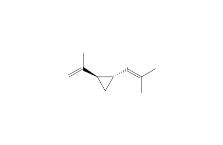 Cyclopropane, 1-(1-methylethenyl)-2-(2-methyl-1-propenyl)-, (1R-trans)-