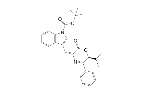 (S)-tert-Butyl 3-[(6S)-6-Isopropyl-5-phenyl-2-oxo-3,6-dihydro-2H-1,4-oxazin-3-ylidenemethyl]-1H-1-indolecarboxylate