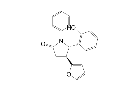 (4S,5S)-4-(2-Furyl)-5-(2-hydroxyphenyl)-1-phenylpyrrolidin-2-one