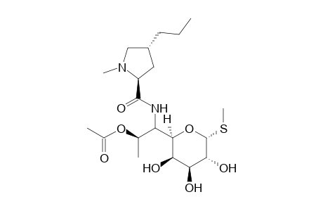 D-erythro-D-galacto-Octopyranoside, methyl 6,8-dideoxy-6-(1-methyl-4-propyl-L-2-pyrrolidinecarboxamido)-1-thio-, 7-acetate, trans- .alpha.-