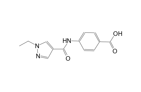 4-{[(1-ethyl-1H-pyrazol-4-yl)carbonyl]amino}benzoic acid