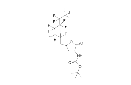 tert-Butyl 2-oxo-5-(2,2,3,3,4,4,5,5,6,6,7,7,7-tridecafluoroheptyl)tetrahydrofuran-3-ylcarbamate
