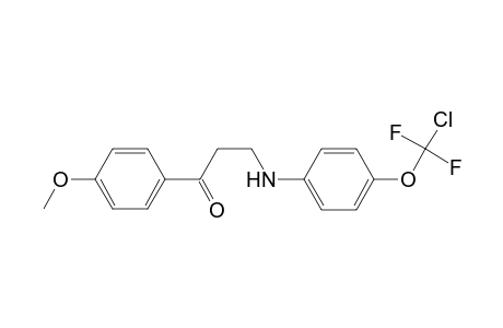 1-Propanone, 3-[[4-(chlorodifluoromethoxy)phenyl]amino]-1-(4-methoxyphenyl)-