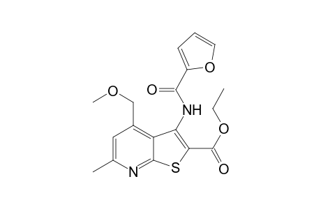 3-(2-furoylamino)-4-(methoxymethyl)-6-methyl-thieno[2,3-b]pyridine-2-carboxylic acid ethyl ester