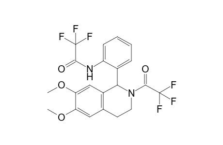 N-[2-[6,7-dimethoxy-2-(2,2,2-trifluoro-1-oxoethyl)-3,4-dihydro-1H-isoquinolin-1-yl]phenyl]-2,2,2-trifluoroacetamide