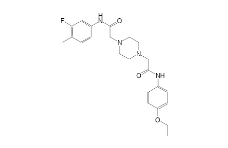 1,4-piperazinediacetamide, N~1~-(4-ethoxyphenyl)-N~4~-(3-fluoro-4-methylphenyl)-