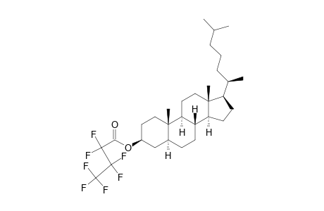 5.alpha.-Cholestan-3.beta.-ol, heptafluorobutyrate