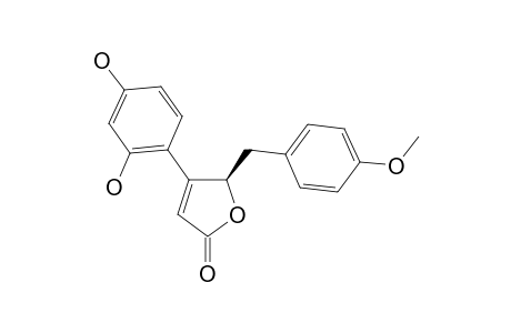 4'-O-METHYLPUEROL_A;(R)-4-(2,4-DIHYDROXYPHENYL)-5-(4-METHOXYBENZYL)-FURA(5-H)-ONE