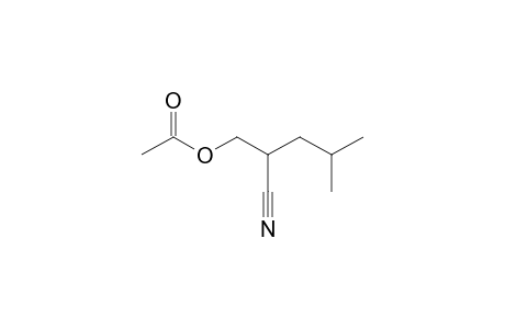 (2-cyano-4-methyl-pentyl) acetate