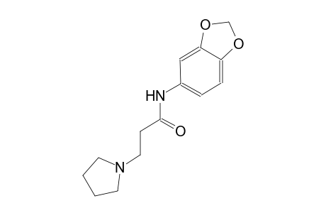 1-pyrrolidinepropanamide, N-(1,3-benzodioxol-5-yl)-
