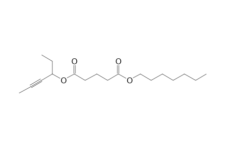 Glutaric acid, heptyl hex-4-yn-3-yl ester